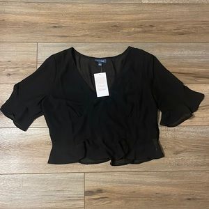 ModCloth cropped blouse